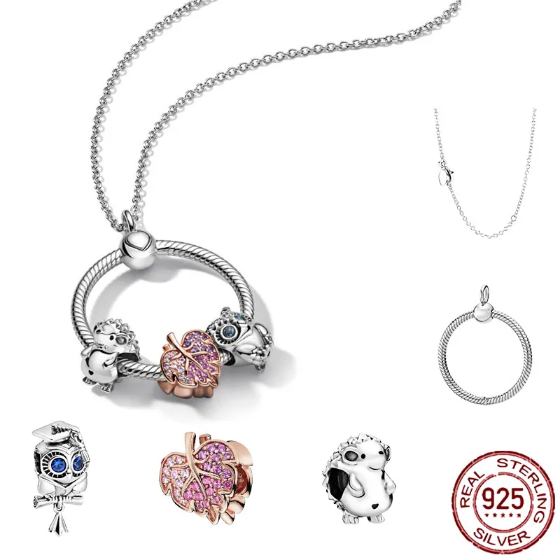 New 925 Sterling Silver O Pendant Rose Leaf Designer Beads Charms Fit Original Pandora Charms Bracelets Women Jewelry DIY Gift
New 925 Sterling Silver O Pendant Rose Leaf Designer Beads Charms Fit Original Pandora Charms Bracelets Women Jewelry DIY Gift