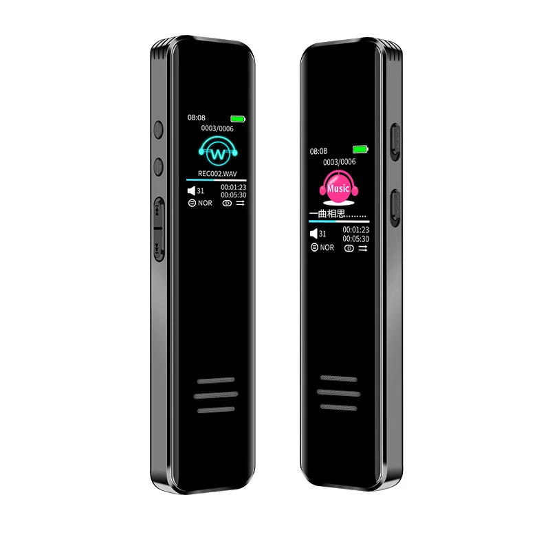 Long - distance HD noise reduction mini recording pen dual - mic MP3 player standby
Long - distance HD noise reduction mini recording pen dual - mic MP3 player standby