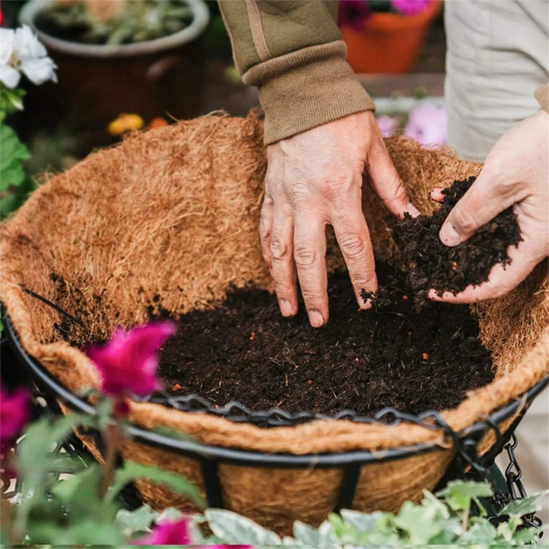 4pcs 10 inch/12 inch Round Plant Basket Planter Coconut Shell Liner Natural Forming Coconut Fiber Flower Pot Gardening Supplies
4pcs 10 inch/12 inch Round Plant Basket Planter Coconut Shell Liner Natural Forming Coconut Fiber Flower Pot Gardening Supplies