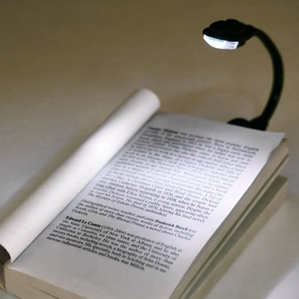 Mini Flexible Clip-On Bright Book Light Laptop White LED Book Reading Light Lamp Compact Portable Student Dormitory Lights
Mini Flexible Clip-On Bright Book Light Laptop White LED Book Reading Light Lamp Compact Portable Student Dormitory Lights