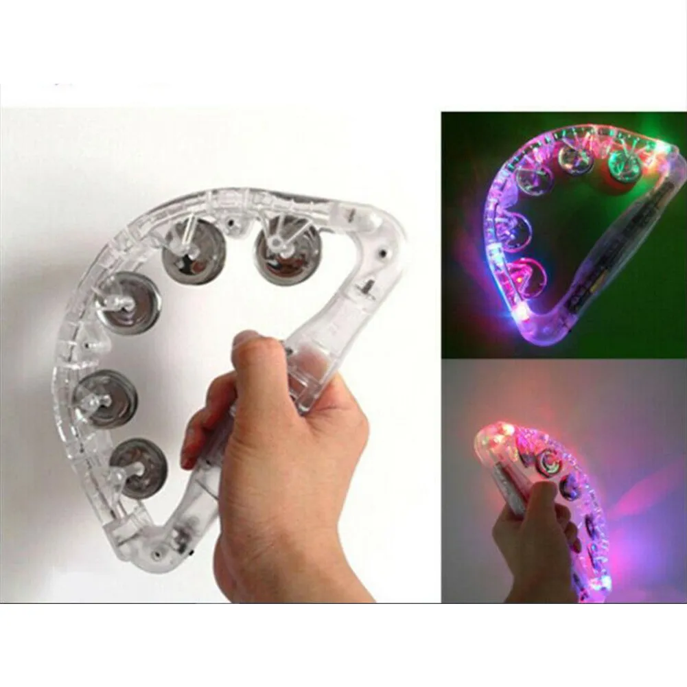 Hot Sale Tambourine LED Light Up Sensory Toy For Kids Musical Instrument Shaking Noisemakers Flashing Light Concert Party
Hot Sale Tambourine LED Light Up Sensory Toy For Kids Musical Instrument Shaking Noisemakers Flashing Light Concert Party