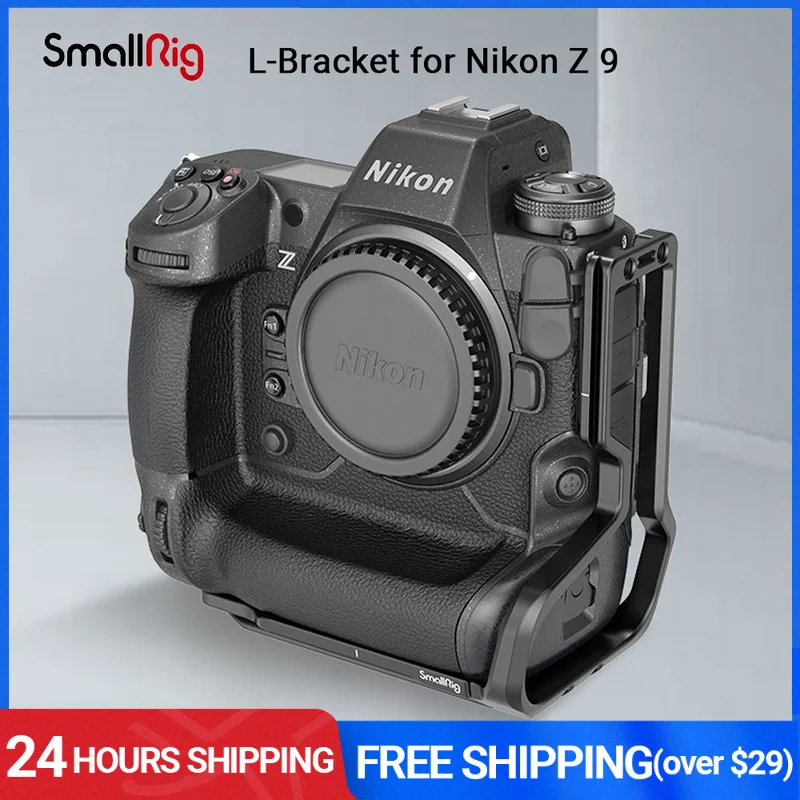 SmallRig L-Bracket for Nikon Z 9 Aluminum Alloy Camera Video Cage Film Movie Making with 1/4"-20, 3/8"-16 Threaded Holes 3714
SmallRig L-Bracket for Nikon Z 9 Aluminum Alloy Camera Video Cage Film Movie Making with 1/4"-20, 3/8"-16 Threaded Holes 3714