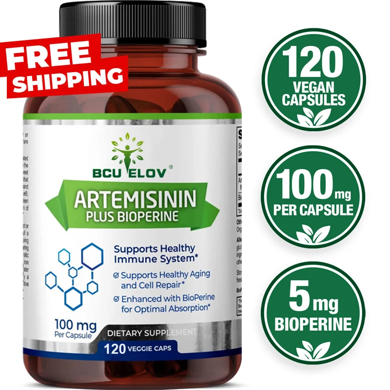 Bcuelov Potent Plant Extracts with Artemisinin for Anti-Aging, Immune System Enhancement and Cell Repair
Bcuelov Potent Plant Extracts with Artemisinin for Anti-Aging, Immune System Enhancement and Cell Repair