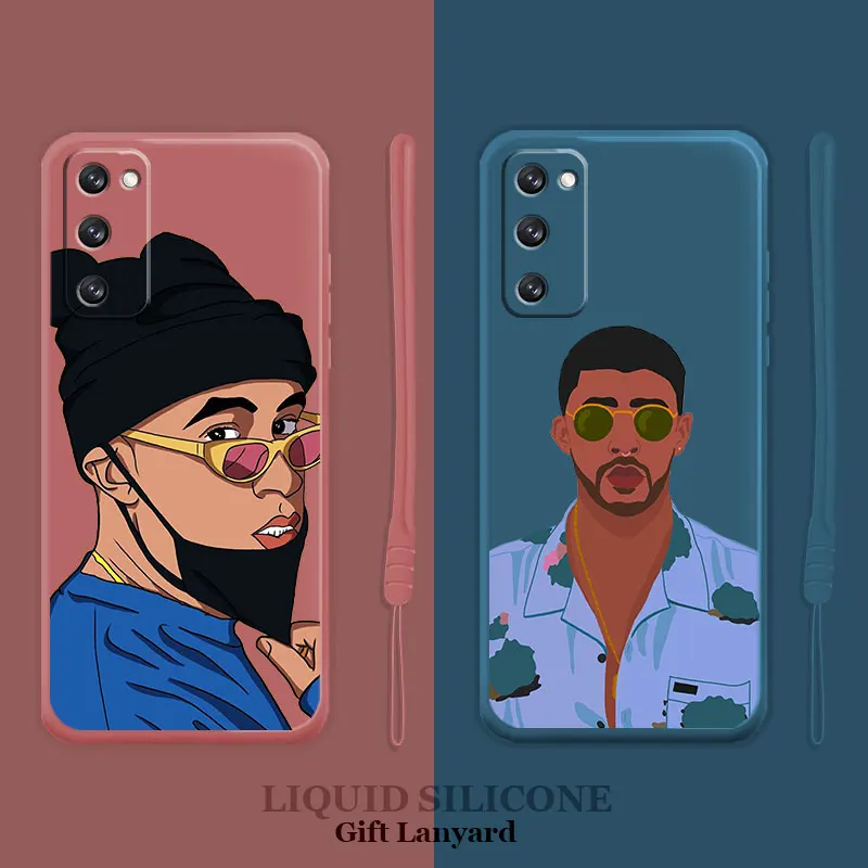 Case For Samsung Galaxy S22 S21 S20 S10 S8 S9 S10e Ultra Plus FE Note 20 Silicone Liquid Candy Reggaeton Bad Bunny Diles
Case For Samsung Galaxy S22 S21 S20 S10 S8 S9 S10e Ultra Plus FE Note 20 Silicone Liquid Candy Reggaeton Bad Bunny Diles