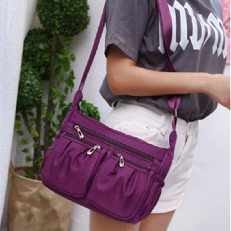 Women Casual Messenger Bag Waterproof Nylon Shoulder Bag Large Capacity Mom Handbags Tote Crossbody Pack sac a main Purse
Women Casual Messenger Bag Waterproof Nylon Shoulder Bag Large Capacity Mom Handbags Tote Crossbody Pack sac a main Purse