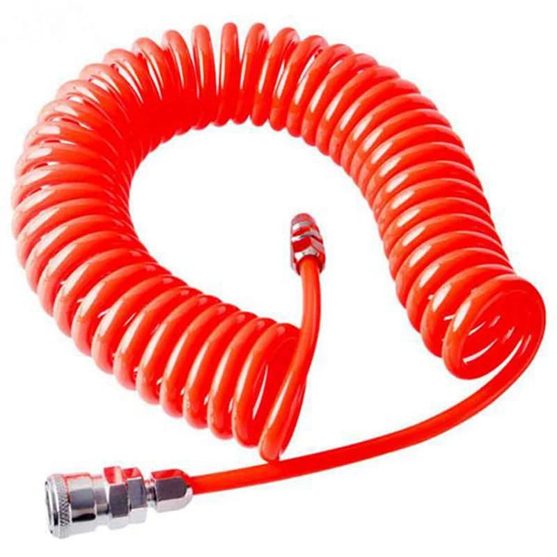 9M Polyurethane PU Air Compressor Tube Flexible Air Tool With Connector PP20 Spring Spiral Pipe For Compressor Air Tool
9M Polyurethane PU Air Compressor Tube Flexible Air Tool With Connector PP20 Spring Spiral Pipe For Compressor Air Tool