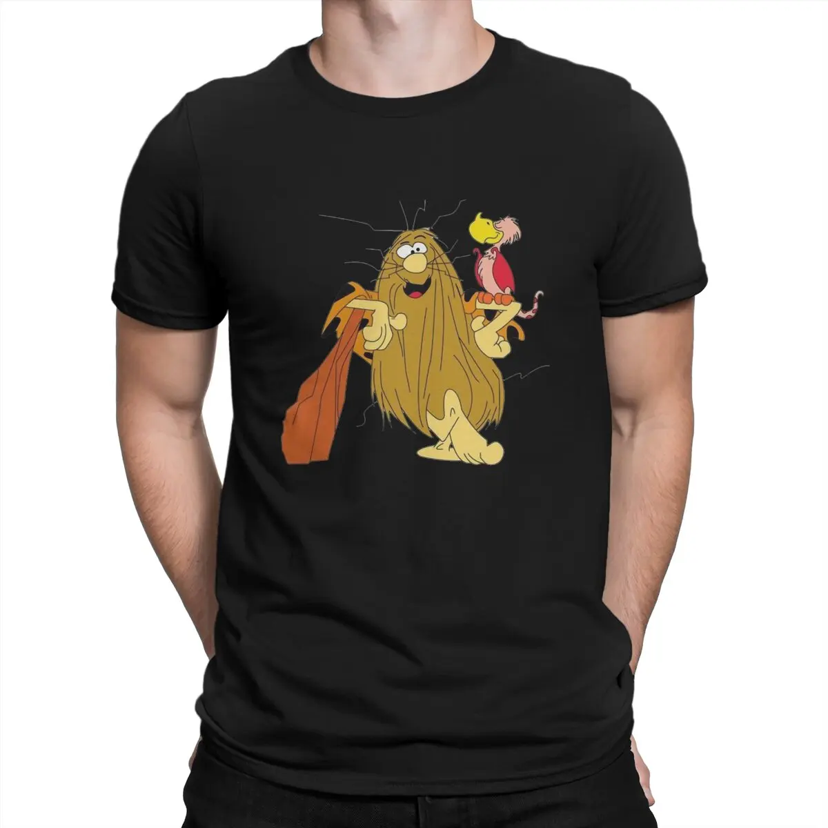 Humorous Parrot T-Shirt Men Round Neck Pure Cotton T Shirts Captain Caveman Adventures Short Sleeve Tees Gift Idea Clothes
Humorous Parrot T-Shirt Men Round Neck Pure Cotton T Shirts Captain Caveman Adventures Short Sleeve Tees Gift Idea Clothes
