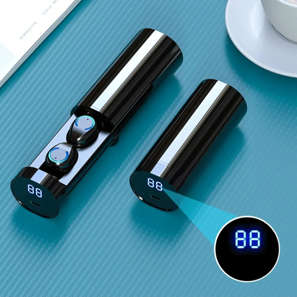 F9 Cylinder Wireless Bluetooth Headset TWS LED Power Digital Display Mini Sport Earphone Headphone For IPhone Huawei Xiaomi
F9 Cylinder Wireless Bluetooth Headset TWS LED Power Digital Display Mini Sport Earphone Headphone For IPhone Huawei Xiaomi