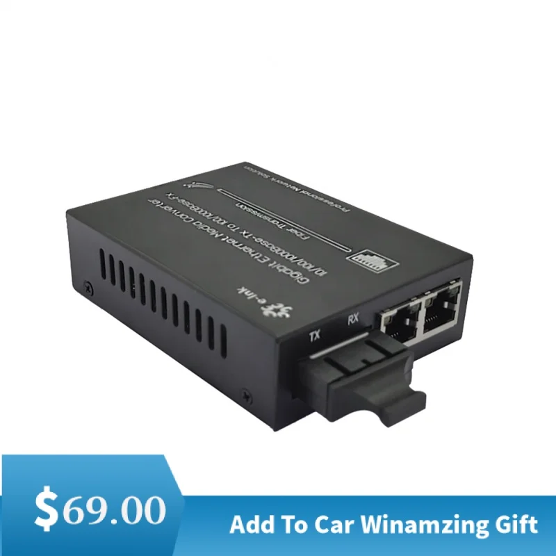 Gigabit Ethernet PoE+ Media Converter 10/100/1000MBase-T to 1000Base-SX 2 RJ45 to SC POE Media Converter Dual Fiber
Gigabit Ethernet PoE+ Media Converter 10/100/1000MBase-T to 1000Base-SX 2 RJ45 to SC POE Media Converter Dual Fiber