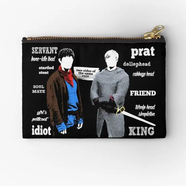 Merlin And Arthur Titles Zipper Pouches Coin Key Men Small Pocket Storage Socks Cosmetic Underwear Wallet Money Women Panties
Merlin And Arthur Titles Zipper Pouches Coin Key Men Small Pocket Storage Socks Cosmetic Underwear Wallet Money Women Panties