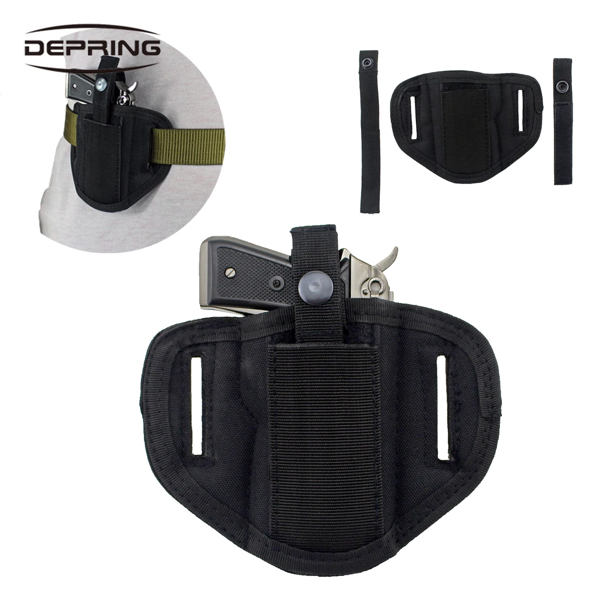 6 Position Ambidextrous Concealment Holster for Compact Subcompact Handguns Concealed Belt Holster for Right Left Hand Draw
6 Position Ambidextrous Concealment Holster for Compact Subcompact Handguns Concealed Belt Holster for Right Left Hand Draw