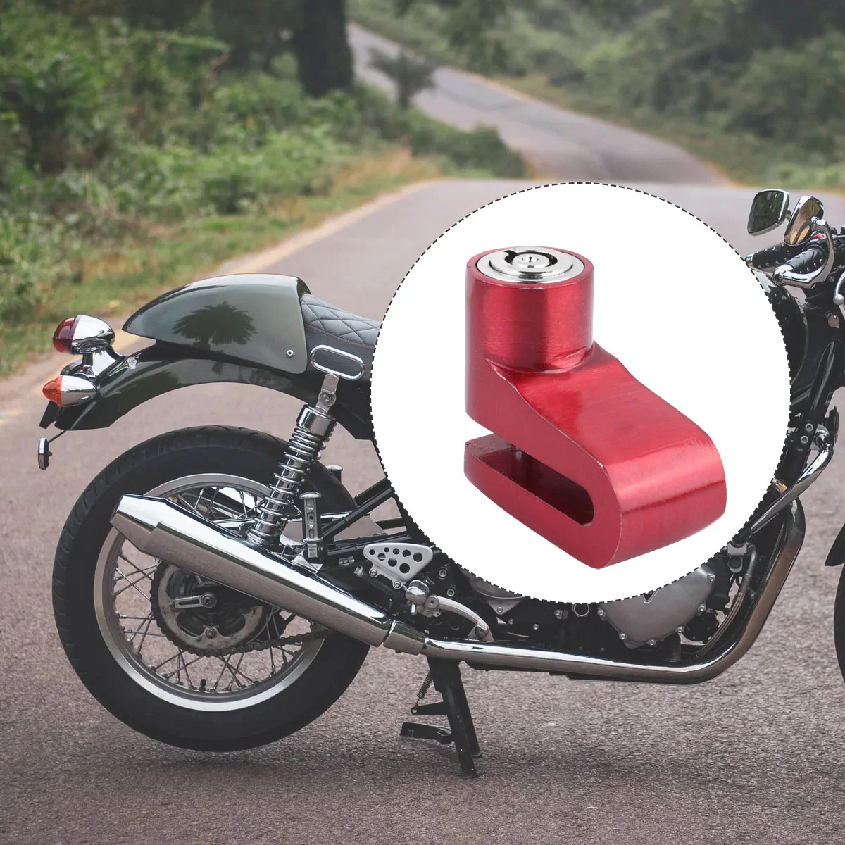 Anti Lock Bike Alarm Padlock Roulette Wheel Disc Brake Motorcycle Tool Locks Anti- Key
Anti Lock Bike Alarm Padlock Roulette Wheel Disc Brake Motorcycle Tool Locks Anti- Key