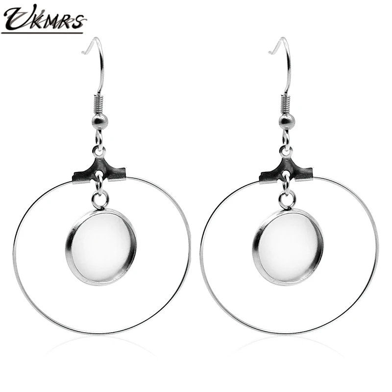 UKMRS 304 Stainless Steel Time Stone Hoop Earring Base Wholesale Making DIY Jewelry Accessories for Woman Noble Luxury Big Charm
UKMRS 304 Stainless Steel Time Stone Hoop Earring Base Wholesale Making DIY Jewelry Accessories for Woman Noble Luxury Big Charm