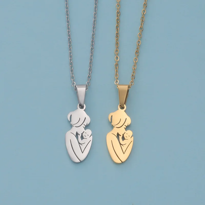 10Pcs/Lot Mirror Polish Stainless Steel Necklaces Family Love Baby New Born Boy Girl Pendant Jewelry Mother's Day Gift
10Pcs/Lot Mirror Polish Stainless Steel Necklaces Family Love Baby New Born Boy Girl Pendant Jewelry Mother's Day Gift
