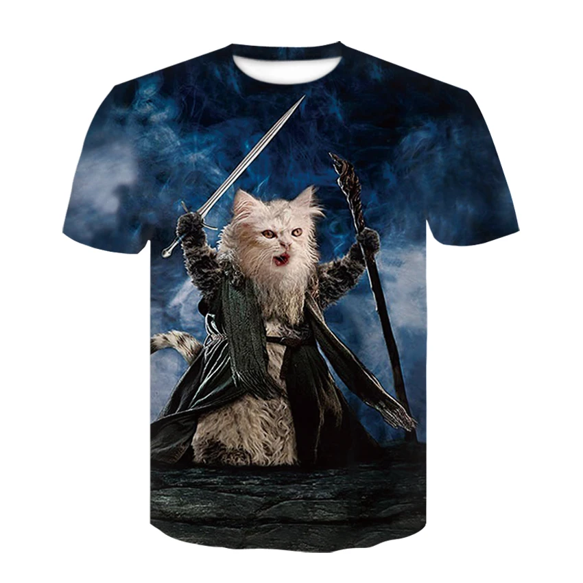 2022 Men and Women New Summer Animal Casual 3D Printing T-shirt Men's Pirate Cat O-Neck Short Sleeve Plus Size Tops
2022 Men and Women New Summer Animal Casual 3D Printing T-shirt Men's Pirate Cat O-Neck Short Sleeve Plus Size Tops