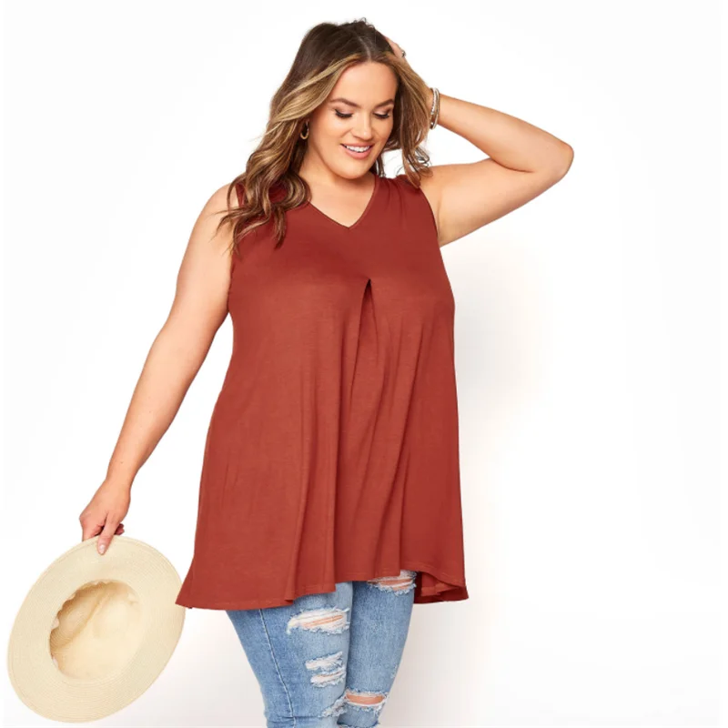 4XL Casual Style Tank Tops Fashion Woman Moisture Wicking Summer Sleeveless V-Neck Plus Size Vest Korean Chevron X-Long Tank Top
4XL Casual Style Tank Tops Fashion Woman Moisture Wicking Summer Sleeveless V-Neck Plus Size Vest Korean Chevron X-Long Tank Top