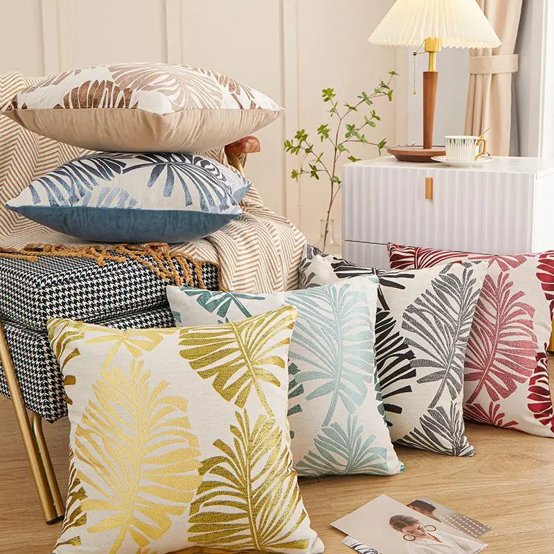 45*45 Tufted Embroidery Leaf Decorative Sofa Cushion Cover Pillowcase Living Room Linen Cotton Nordic Home Decor Pillowcover
45*45 Tufted Embroidery Leaf Decorative Sofa Cushion Cover Pillowcase Living Room Linen Cotton Nordic Home Decor Pillowcover