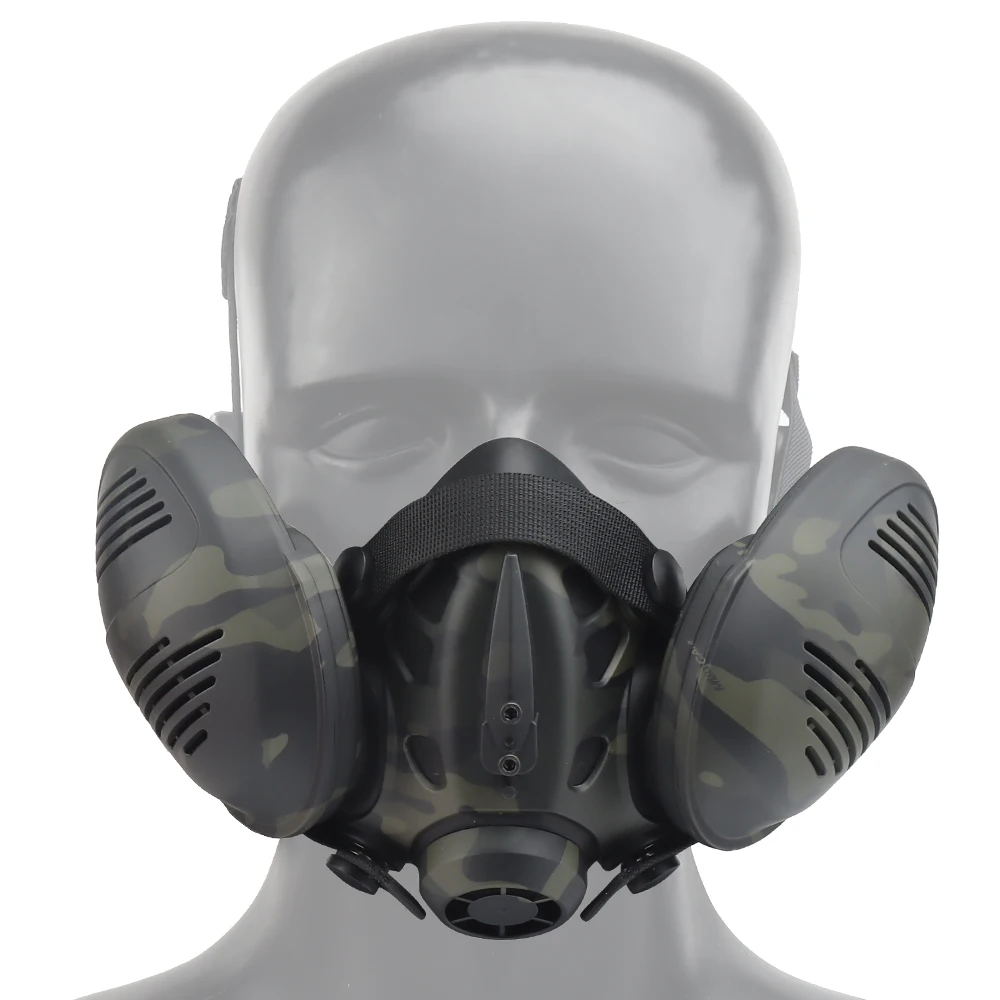 Tactical Mask Half Face Gas Masks Adjustable Strap Protective Respirator For Airsoft BB Gun CS Military Cosplay Costume
Tactical Mask Half Face Gas Masks Adjustable Strap Protective Respirator For Airsoft BB Gun CS Military Cosplay Costume