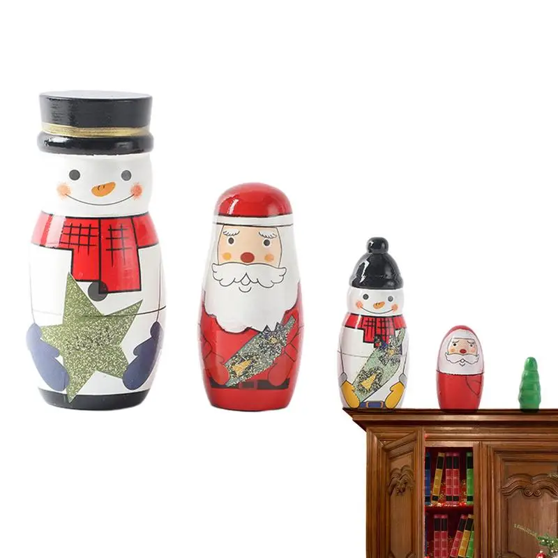 Matryoshka Stacking Dolls Set Of 5 Wooden Matryoshka Toys Christmas Nesting Dolls Home Decor Products For Dining Table Bedside
Matryoshka Stacking Dolls Set Of 5 Wooden Matryoshka Toys Christmas Nesting Dolls Home Decor Products For Dining Table Bedside
