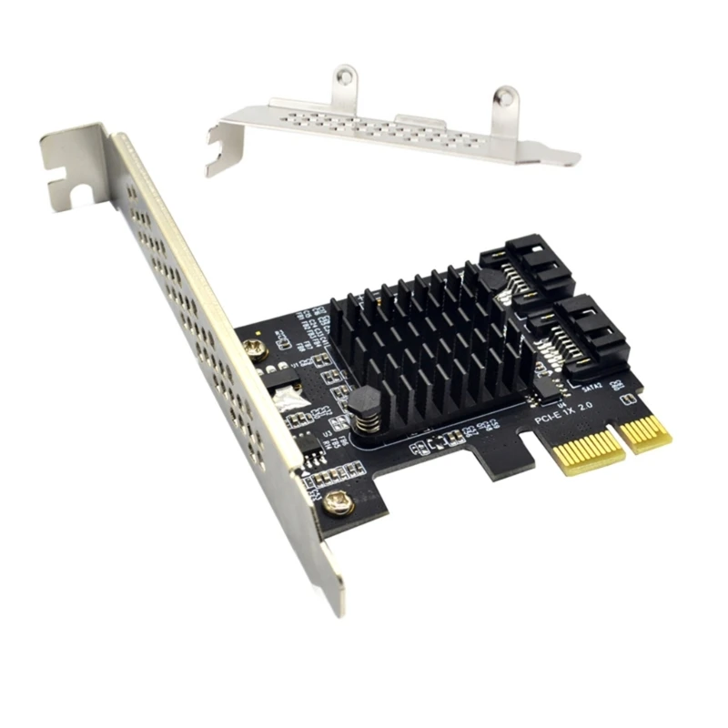 Адаптер PCIE 1X-SATAIII, 2-портовая плата расширения 3.0 6 Гбит/с для челнока для майнинга Chia
Адаптер PCIE 1X-SATAIII, 2-портовая плата расширения 3.0 6 Гбит/с для челнока для майнинга Chia
