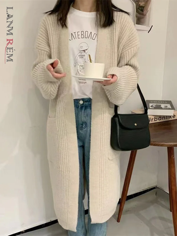 LANMREM Solid Color Knitting Sweater Coat Vintage Loose Pockets Mid Length Clothing Casual 2023 Autumn Winter New 2AA1616
LANMREM Solid Color Knitting Sweater Coat Vintage Loose Pockets Mid Length Clothing Casual 2023 Autumn Winter New 2AA1616