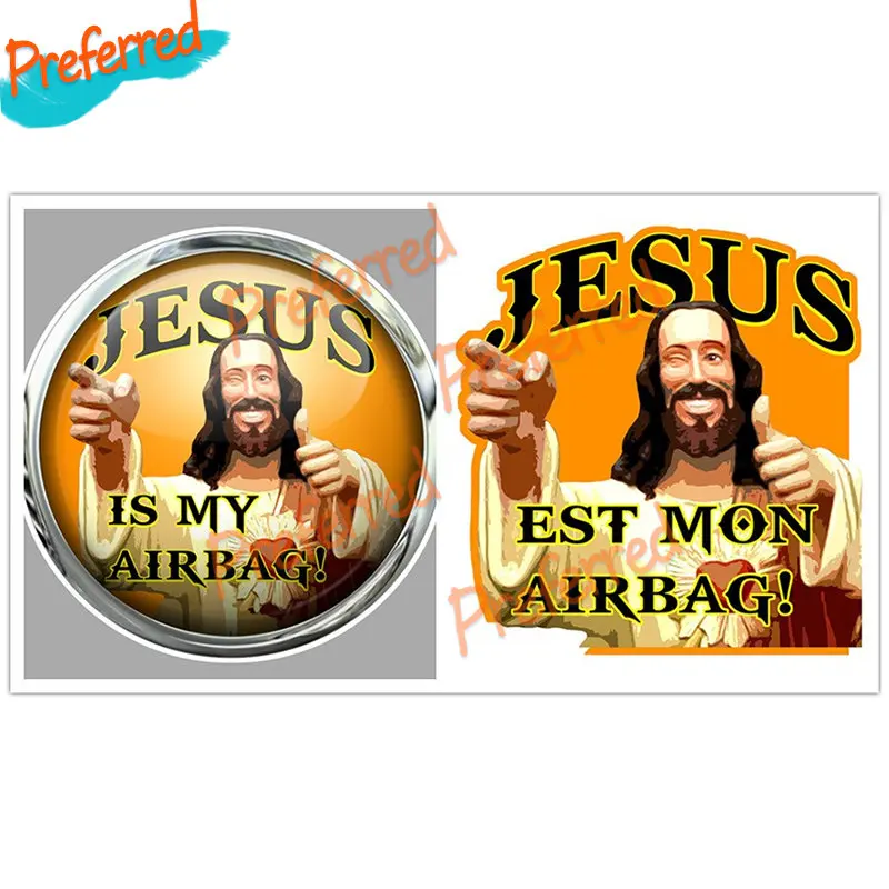 Jesus Is My Airbag Car Stickers Funny Decals Car Trucks Boats Surf Campers Laptops and Toolboxes Motorcycles Vinyl Decals
Jesus Is My Airbag Car Stickers Funny Decals Car Trucks Boats Surf Campers Laptops and Toolboxes Motorcycles Vinyl Decals