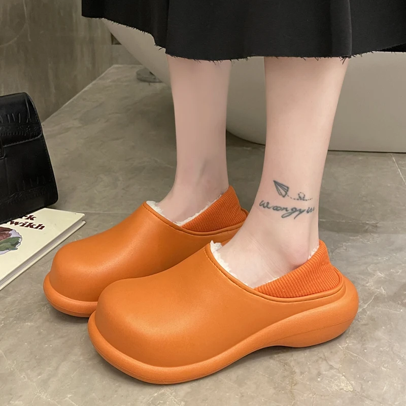 Warm Winter Slippers Women EVA Waterproof Indoor Slippers Home Shoes Woman 2022 Fashion Thick Sole Non-slip House Slides Female
Warm Winter Slippers Women EVA Waterproof Indoor Slippers Home Shoes Woman 2022 Fashion Thick Sole Non-slip House Slides Female