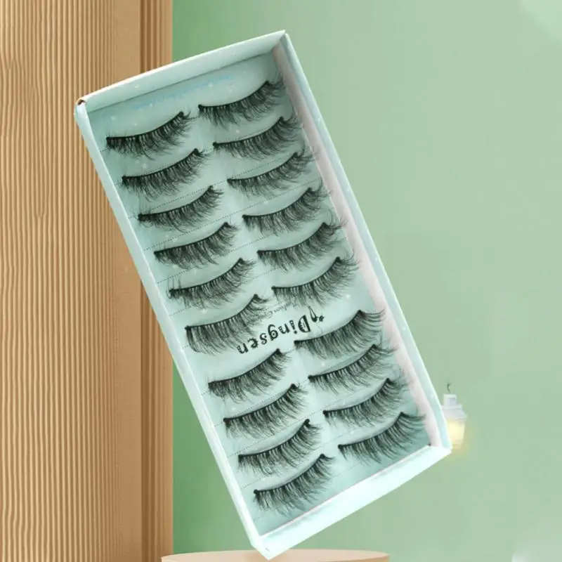 Reusable Simulation Thick Curled False Lashes Multi-layer False Eyelashes 10 Pairs Supernatural 3D Fake Eyelashes Eye Makeup 
Reusable Simulation Thick Curled False Lashes Multi-layer False Eyelashes 10 Pairs Supernatural 3D Fake Eyelashes Eye Makeup
