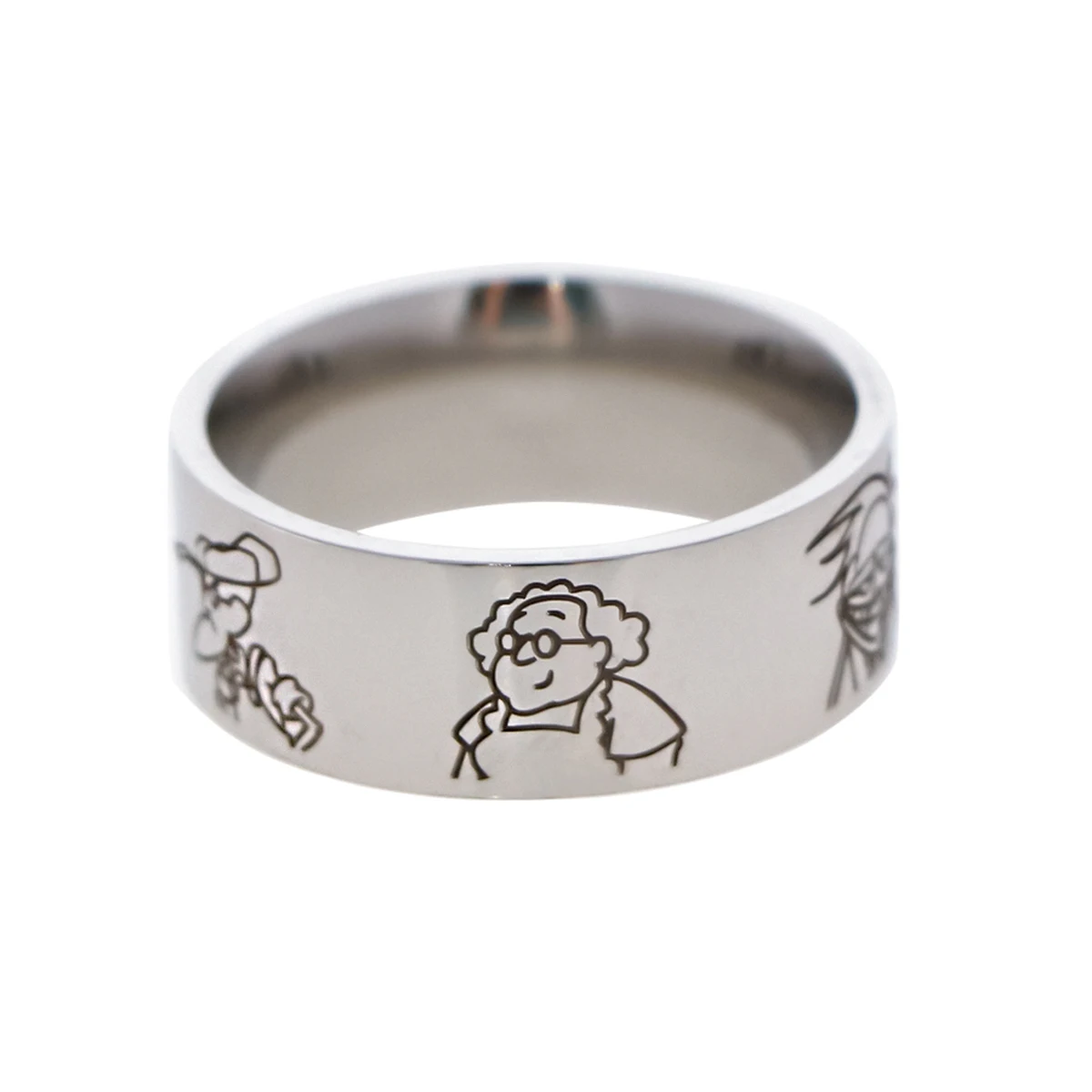 Cute Anime Dog Stainless Steel Ring Cartoon Style Man Rings Finger Rings for Women Cosplay Rings Fashion Simple Jewelry Gifts
Cute Anime Dog Stainless Steel Ring Cartoon Style Man Rings Finger Rings for Women Cosplay Rings Fashion Simple Jewelry Gifts