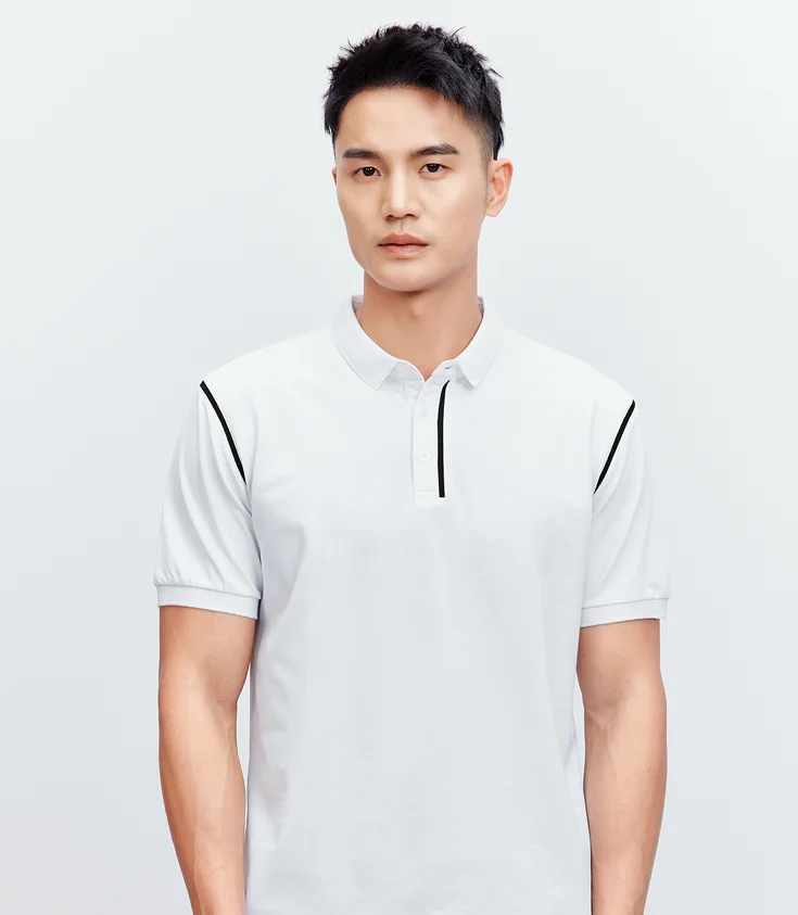 J7577 Men's simple and personalized short sleeve polo 2022 new color placket Lapel T-shirt.
J7577 Men's simple and personalized short sleeve polo 2022 new color placket Lapel T-shirt.