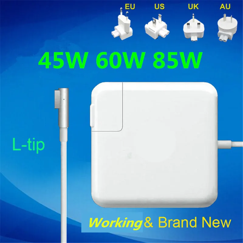 100% New Work Magnetic L-tip 45W 60W 85W MagSaf* Netbook Notebook Laptop Power Adapter Charger For Macbook Air Pro 11 13 15 17
100% New Work Magnetic L-tip 45W 60W 85W MagSaf* Netbook Notebook Laptop Power Adapter Charger For Macbook Air Pro 11 13 15 17