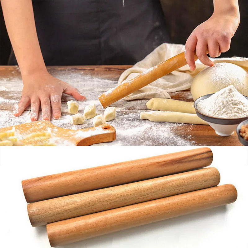 16/30/40cm Non-Stick Cake Fondant Pastry Wooden Rolling Pin Embossed Rolling Pin for Kitchen Cake Roller Crafts Baking
16/30/40cm Non-Stick Cake Fondant Pastry Wooden Rolling Pin Embossed Rolling Pin for Kitchen Cake Roller Crafts Baking