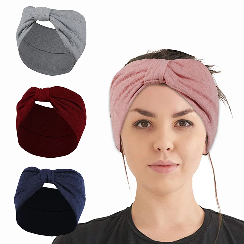 Women New Boho Solid Color Knot Headbands Vintage Wide Elastic Turban Headwrap Soft Knitted Fashion Bandana Hair Accessories
Women New Boho Solid Color Knot Headbands Vintage Wide Elastic Turban Headwrap Soft Knitted Fashion Bandana Hair Accessories