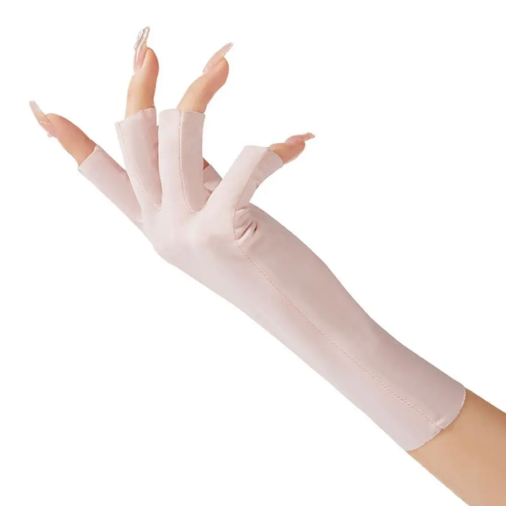 2022 Summer Solid Color Women's Sun Protection Gloves Anti-Uv Ice Silk Thin Breathable Half-Finger Sunscreen Female Gloves
2022 Summer Solid Color Women's Sun Protection Gloves Anti-Uv Ice Silk Thin Breathable Half-Finger Sunscreen Female Gloves