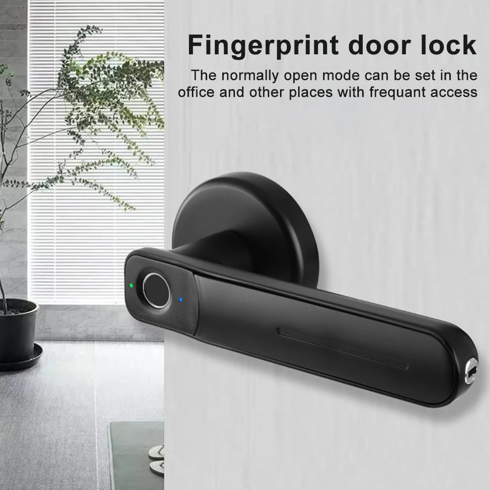 Zinc Alloy Hardware Home Office Electric Smart Fingerprint Door Lock Family Handle Easy Install Apartment With Keys Safely 
Zinc Alloy Hardware Home Office Electric Smart Fingerprint Door Lock Family Handle Easy Install Apartment With Keys Safely