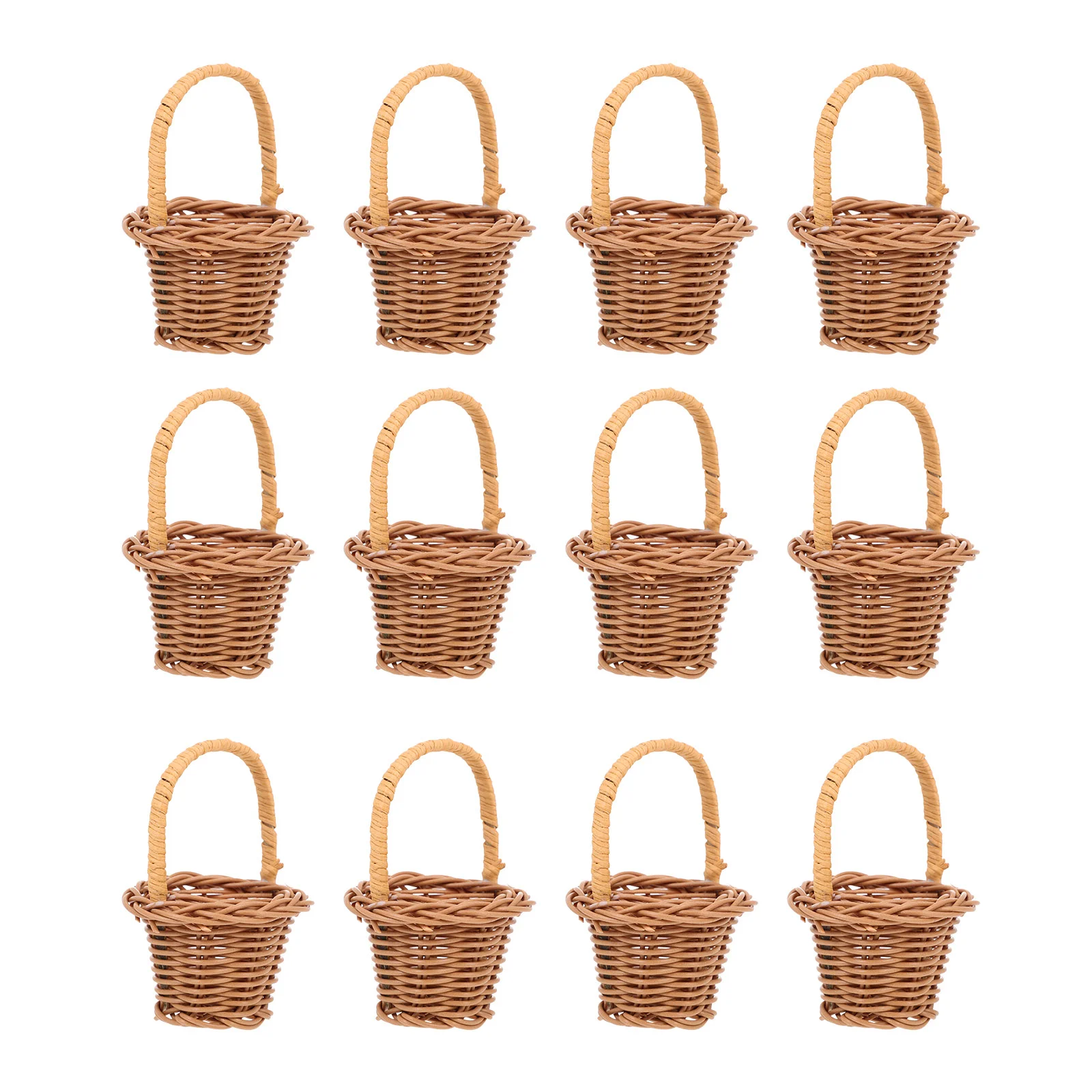 16 Pcs Woven Flower Basket Multi-purpose Storage Basket Hand-held Flower Baskets
16 Pcs Woven Flower Basket Multi-purpose Storage Basket Hand-held Flower Baskets