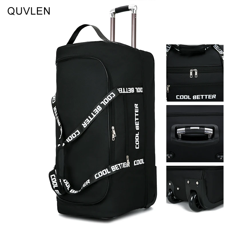 Large Capacity Wheeled Travel Bag For Men 10kg Carry-on Luggage Backpack Unisex Travel Suitcase Wear-resistant Hand Bag
Large Capacity Wheeled Travel Bag For Men 10kg Carry-on Luggage Backpack Unisex Travel Suitcase Wear-resistant Hand Bag