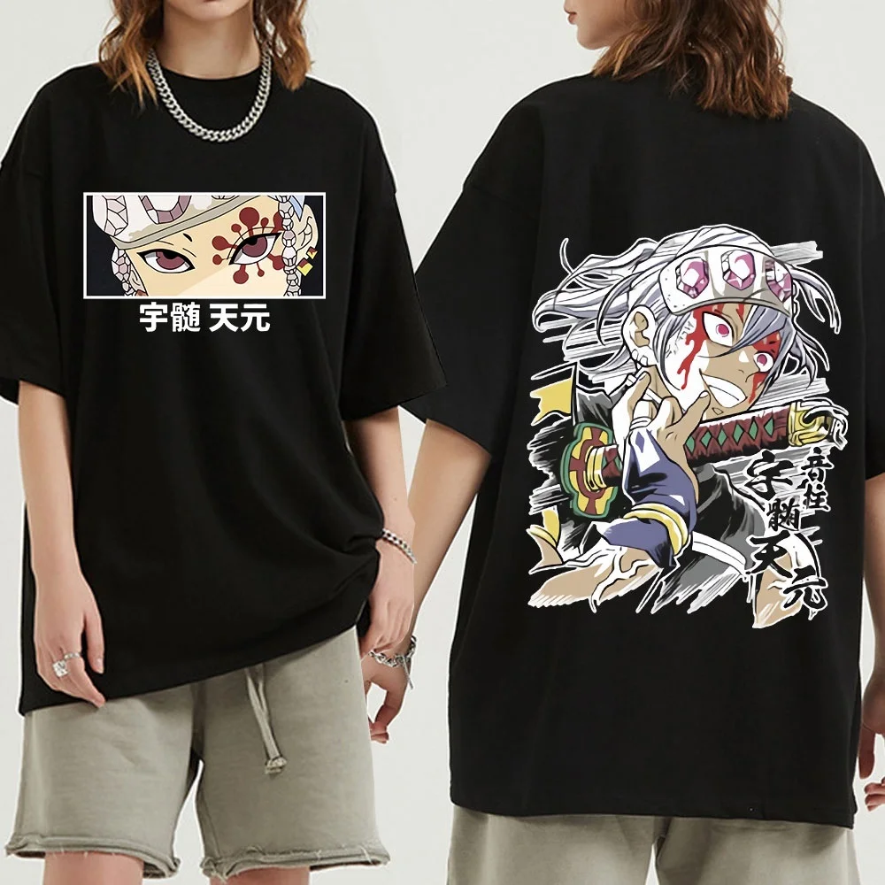 Top Tees Harajuku Anime Demon Slayer T-Shirt Men T Shirt Tengen Uzui Eyes Manga Tee Shirt Streetwear T-shirts Oversized
Top Tees Harajuku Anime Demon Slayer T-Shirt Men T Shirt Tengen Uzui Eyes Manga Tee Shirt Streetwear T-shirts Oversized