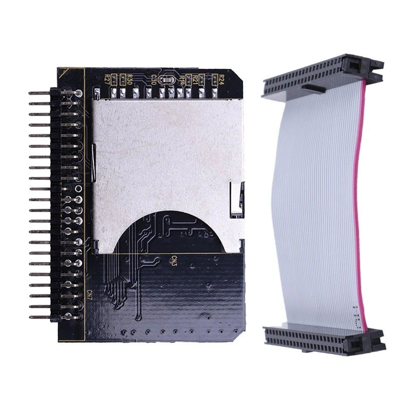 2 Pcs 44-Pin Adapter Cable: 1 Pcs Male IDE To SD Card Adapter & 1 Pcs 2-Inch Female 2.5-Inch IDE Hard Drive Cable
2 Pcs 44-Pin Adapter Cable: 1 Pcs Male IDE To SD Card Adapter & 1 Pcs 2-Inch Female 2.5-Inch IDE Hard Drive Cable