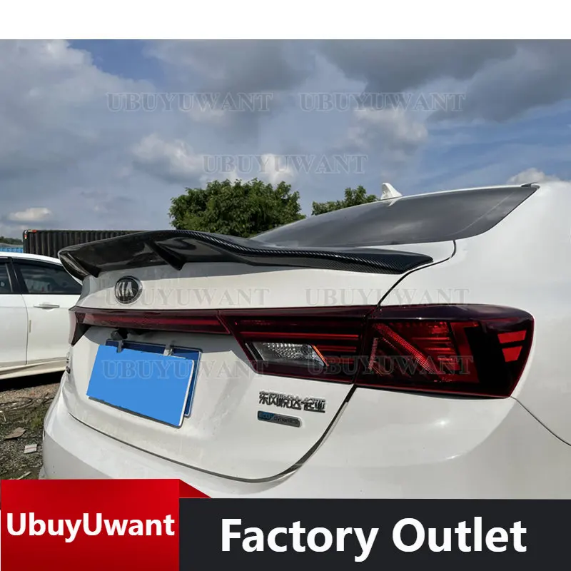 Carbon Fiber Spoiler Type R Car Rear Trunk Wing Ducktail Spoiler For Kia Cerato Forte Sport GT 2018 2019 2020 2021
Carbon Fiber Spoiler Type R Car Rear Trunk Wing Ducktail Spoiler For Kia Cerato Forte Sport GT 2018 2019 2020 2021