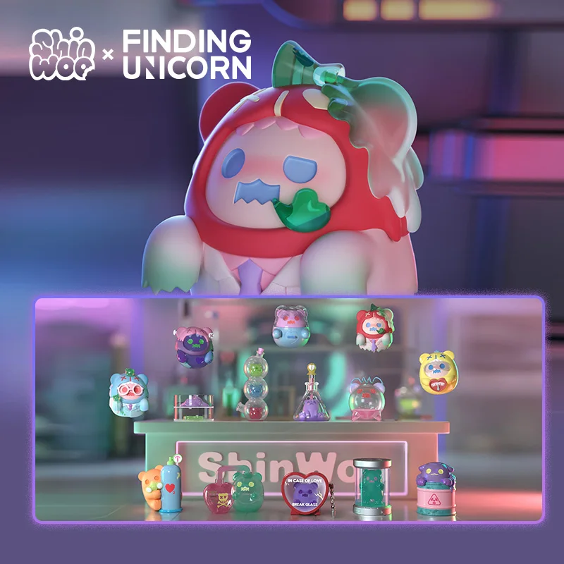 Shinwoo Blind Box Love Sick Lab Series Baby Ghost Bear Finding Unicorn Kawaii Cute Original Mystery Toy Action Figures
Shinwoo Blind Box Love Sick Lab Series Baby Ghost Bear Finding Unicorn Kawaii Cute Original Mystery Toy Action Figures