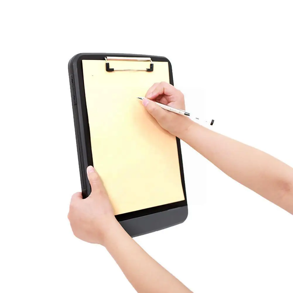 1pcs Board Folder File Box Outdoor Waterproof Paper File Clip Box Copy Desktop Plastic A4 Storage Multi-function Box Board P6e5
1pcs Board Folder File Box Outdoor Waterproof Paper File Clip Box Copy Desktop Plastic A4 Storage Multi-function Box Board P6e5