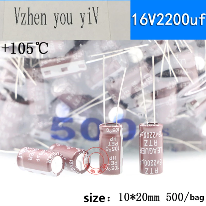 500pcs New high quality capacitor 16v2200uf 10*20MM 2200uf16v motherboard LCD power supply repair parts inductor
500pcs New high quality capacitor 16v2200uf 10*20MM 2200uf16v motherboard LCD power supply repair parts inductor