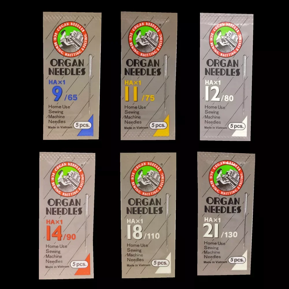 of ORGAN Household Sewing Machine Needles HAX1 Sewing Needles for SINGER BROTHER 9/65 11/75 12/80 14/90 Ect YJ388
of ORGAN Household Sewing Machine Needles HAX1 Sewing Needles for SINGER BROTHER 9/65 11/75 12/80 14/90 Ect YJ388