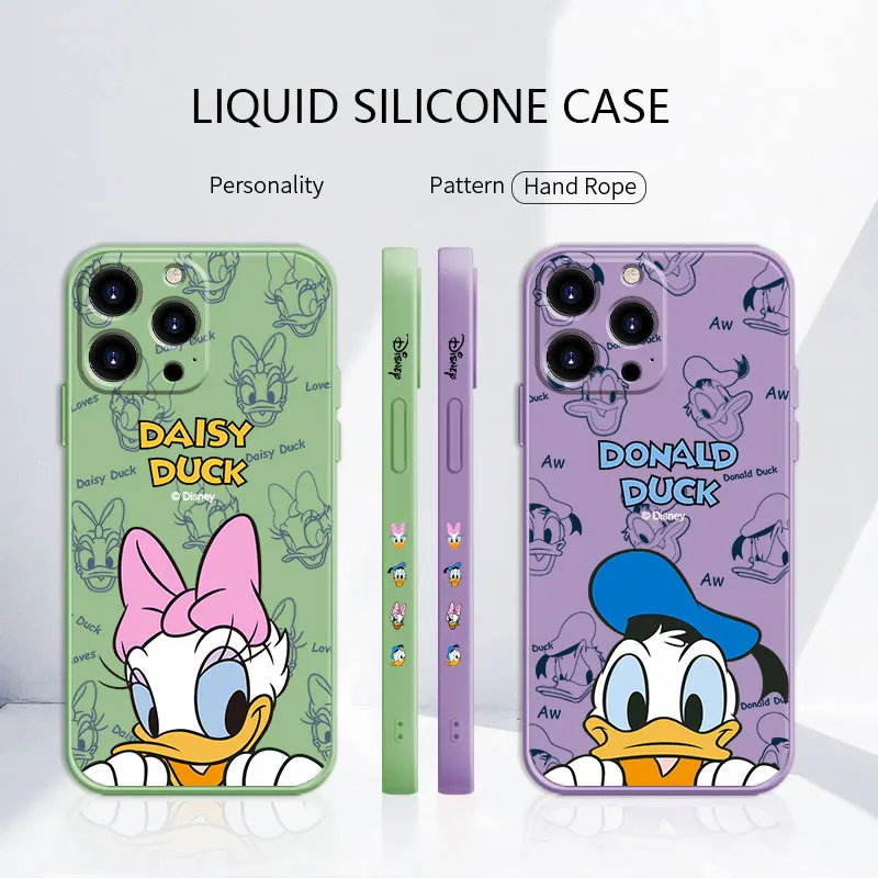 Fashion Donald Daisy Duck Square Liquid Silicone Case For iPhone 13 12 11 Pro Max Mini X XR XS Max 7 8 6 6s Plus SE Candy Shell
Fashion Donald Daisy Duck Square Liquid Silicone Case For iPhone 13 12 11 Pro Max Mini X XR XS Max 7 8 6 6s Plus SE Candy Shell