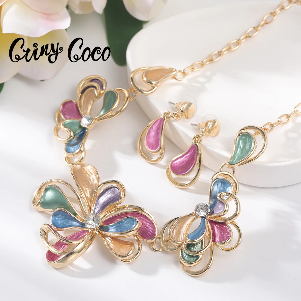Cring Coco Enamel Big Flower Necklaces Female Woman Choker Jewelry Trendy Chains Necklace Dropshipping Friend Gift for Women
Cring Coco Enamel Big Flower Necklaces Female Woman Choker Jewelry Trendy Chains Necklace Dropshipping Friend Gift for Women