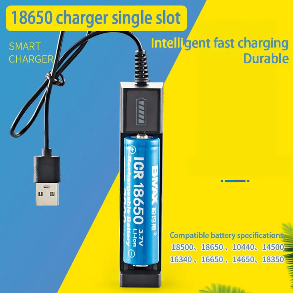 Usb Smart Single Slot Charging 18650 Lithium Charging Small Fan Flashlight Battery Charging Adapter With Indicator Light
Usb Smart Single Slot Charging 18650 Lithium Charging Small Fan Flashlight Battery Charging Adapter With Indicator Light