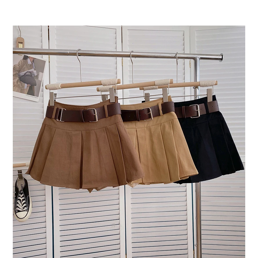 2023 Elegant Pleated Skirts for Women Mini Y2k Summer Sashes Korean Fashion Clothing Harajuku Black High Waist Casual Skirt
2023 Elegant Pleated Skirts for Women Mini Y2k Summer Sashes Korean Fashion Clothing Harajuku Black High Waist Casual Skirt
