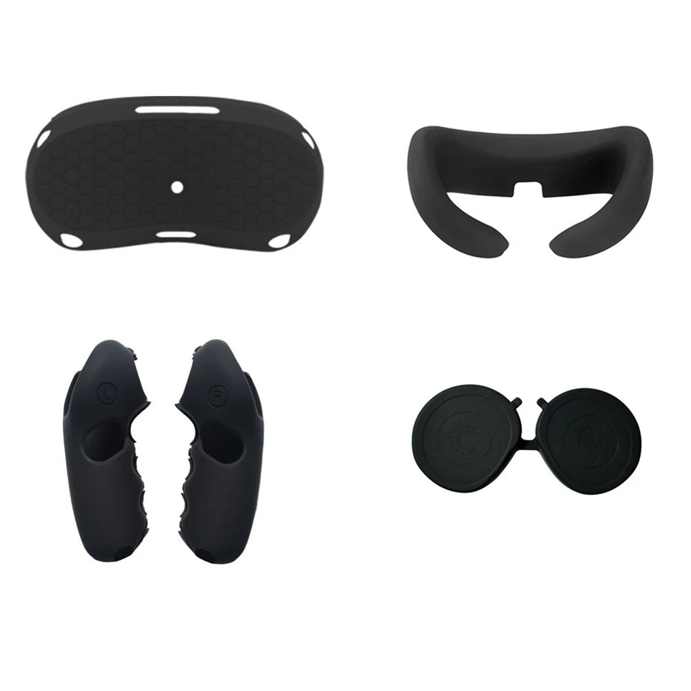 VR Protective Cover Set for Pico Neo 4 VR Touch Controller Ring Cover Eye Pad Lens Cap for Pico 4 Accessories, Black
VR Protective Cover Set for Pico Neo 4 VR Touch Controller Ring Cover Eye Pad Lens Cap for Pico 4 Accessories, Black