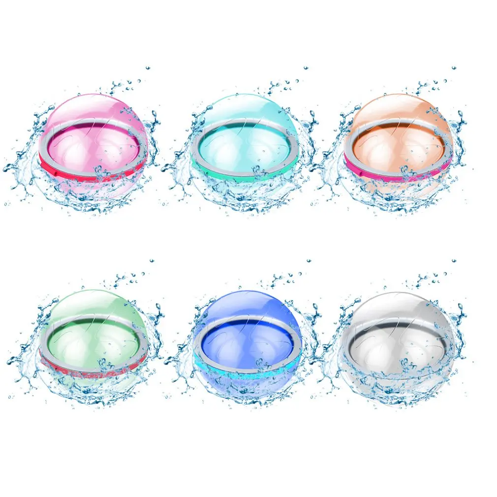 6Pcs Water Balls Super Soft Automatic Suction Silicone Colorful Magnetic Splash Balls Water Balloons Kids Toys for Summer 
6Pcs Water Balls Super Soft Automatic Suction Silicone Colorful Magnetic Splash Balls Water Balloons Kids Toys for Summer